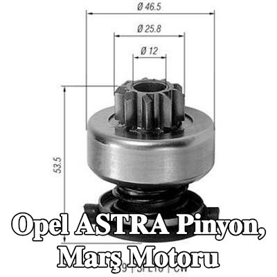 MAGNETI MARELLI Pinyon, marş motoru — 2008 Opel Astra