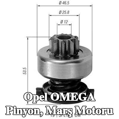 MAGNETI MARELLI Pinyon, marş motoru — Opel Omega