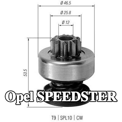 MAGNETI MARELLI الترس الصغير، المُشغّل — Opel Speedster