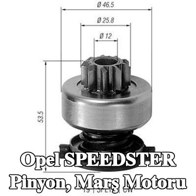 MAGNETI MARELLI Pinyon, marş motoru — Opel Speedster