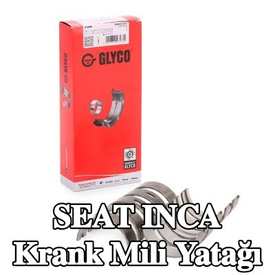 GLYCO Çelik tabanlı alüminyum alaşımlı krank mili yatağı — SEAT Inca
