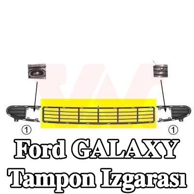 VAN WEZEL Çamurluk ızgarası Ön — Ford Galaxy