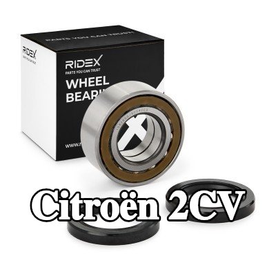 RIDEX طقم محامل العجلات للمحور الأمامي كلا الجانبين — Citroën 2cv
