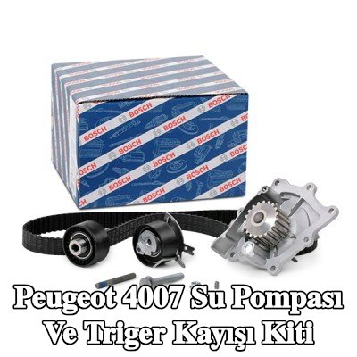 BOSCH Su pompası ve triger kayışı kiti Diş Sayısı: 118, Width: 25, 4mm — Peugeot 4007