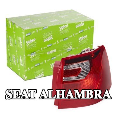 VALEO المصباح الخلفي قطعة أصلية, يمين, مع حامل لمبة, مع لمبات — SEAT Alhambra