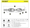 RIDEX Tahrik mili Ön Aks Sağ, 931mm, rulmanlı (ler) — Renault Grand Scénic (6)