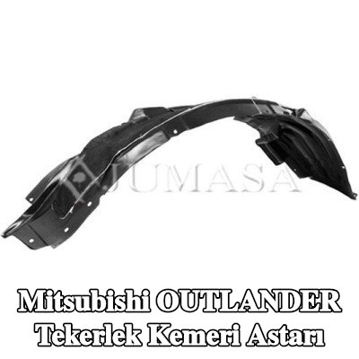 JUMASA Tekerlek kemeri kaplaması Sağ Ön, kapaklı — Mitsubishi Outlander