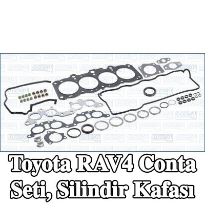 AJUSA Conta seti, silindir kapağı contalı silindir kapağı, valf gövdesi contalı — 1997 Toyota Rav4