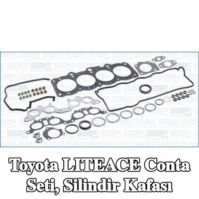 AJUSA Conta seti, silindir kapağı contalı silindir kapağı, valf gövdesi contalı — Toyota Liteace
