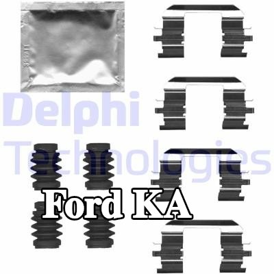 DELPHI طقم تركيب وسادات الفرامل — Ford Ka