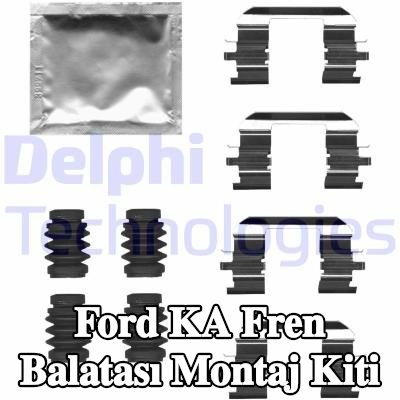 DELPHI Fren balatası montaj kiti — Ford Ka