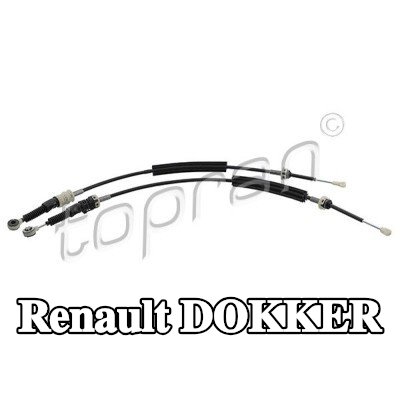 TOPRAN كابل محدد التروس مع أنبوب حماية الكابل — Renault Dokker