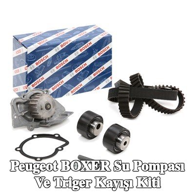 BOSCH Su pompası ve triger kayışı kiti Diş Sayısı: 141, Width: 25, 4mm — 2003 Peugeot Boxer