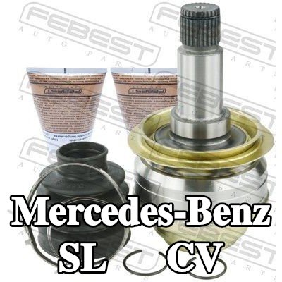 FEBEST مفصل CV المحور الخلفي, على جانب ناقل الحركة — Mercedes-Benz Sl