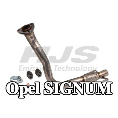 HJS أنبوب إصلاح, محول حفاز قبل المحول الحفاز, مع مواد تثبيت — Opel Signum