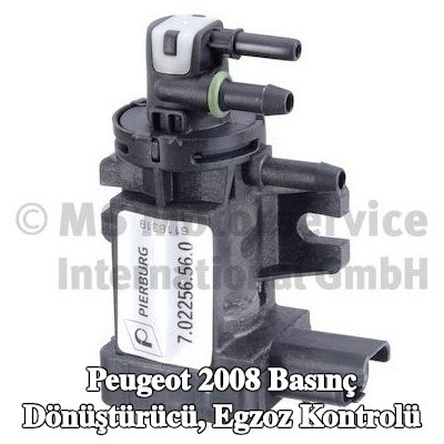 PIERBURG Basınç dönüştürücü, egzoz kontrolü — Peugeot 2008