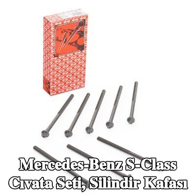 ELRING Cıvata Kiti, silindir kafası M12x1, 75x205 — 2012 Mercedes-Benz S-Class