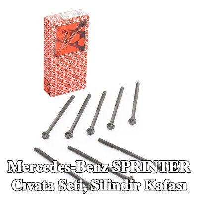 ELRING Cıvata Kiti, silindir kafası M12x1, 75x205 — 2012 Mercedes-Benz Sprinter