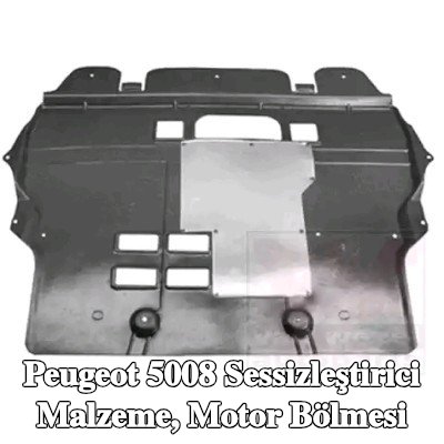 VAN WEZEL Sessizleştirici Malzeme, motor bölmesi Alt, ısı kalkanı — 2012 Peugeot 5008