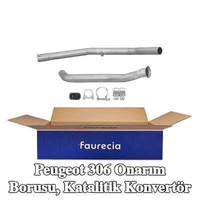 HELLA Onarım borusu, montaj parçaları ile birlikte katalitik konvertör — Peugeot 306