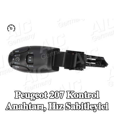 AIC Kontrol Anahtarı, hız sabitleyici — 2006 Peugeot 207
