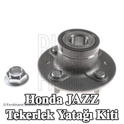 BLUE PRINT Tekerlek yatağı kiti Arka Aks Sol, Arka Aks Sağ, Tekerlek göbeğine entegre tekerlek yatağı, ABS sensör halkalı, entegre manyetik sensör halkalı, tekerlek göbeği ile — Honda Jazz