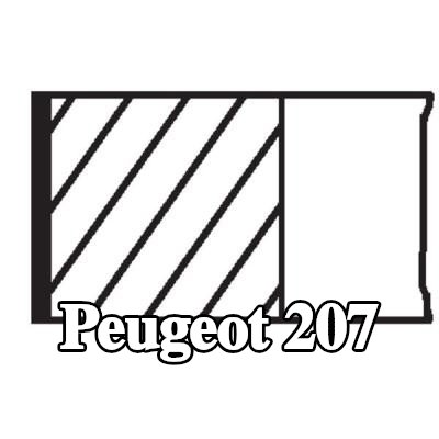 MAHLE مجموعة حلقات المكبس — Peugeot 207