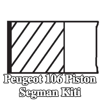 MAHLE Piston Segman Kiti — 1995 Peugeot 106