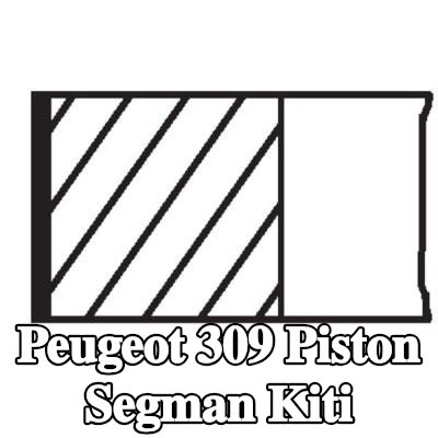 MAHLE Piston Segman Kiti — Peugeot 309