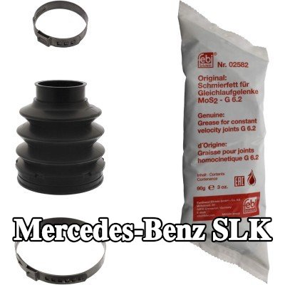 FEBI BILSTEIN طقم غطاء مفصل CV, عمود الإدارة من البلاستيك الحراري — Mercedes-Benz Slk