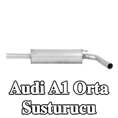 WALKER Orta susturucu 900mm, montaj parçaları olmadan — 2012 Audi A1