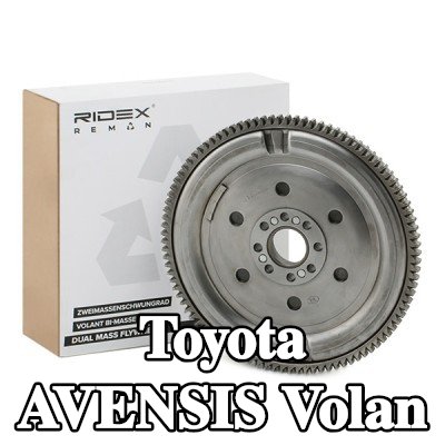 RIDEX REMAN Volan Sürtünme kontrol plakalı çift kütleli volan, vida seti ile, çift kütleli volanlı motorlar için, pilot yatak olmadan — 1999 Toyota Avensis