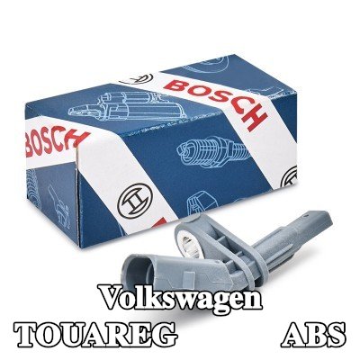 BOSCH مستشعر ABS الأيسر, المحور الخلفي, المحور الخلفي الأيسر, بدون كابل — 2002 Volkswagen Touareg