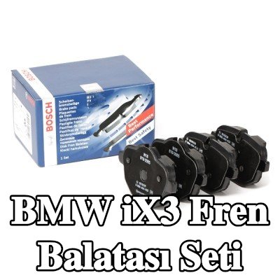 BOSCH Fren balatası seti 16, 6mm, gıcırtı önleyici plaka ile, montaj kılavuzu ile, aksesuarlarla — BMW iX3