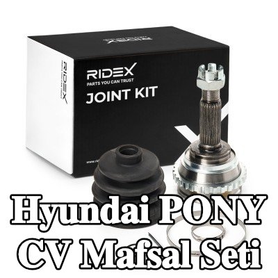 RIDEX CV mafsalı kiti Ön Aks, Tekerlek Tarafı — Hyundai Pony