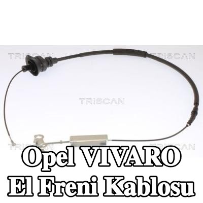 TRISCAN El freni kablosu 1450/758mm — Opel Vivaro