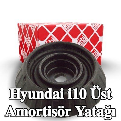 FEBI BILSTEIN Üst amortisör yatağı Ön Aks Sol, Ön Aks Sağ, bilyalı rulman içermez — 2012 Hyundai i10