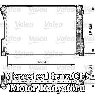 VALEO Motor radyatörü Alüminyum — Mercedes-Benz Cls
