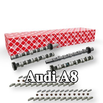 FEBI BILSTEIN طقم عمود الكامات جانب العادم, جانب السحب, للأسطوانة 1-6 — 2000 Audi A8