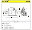 RIDEX Marş motoru 1, 2kW — 1996 Mitsubishi Pajero / Shogun Sport (6)