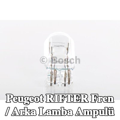 BOSCH Fren / arka lamba ampulü — Peugeot Rifter