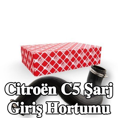 FEBI BILSTEIN Şarj Cihazı Emme Hortumu Şarj Havası Soğutucusu, Üst, kelepçeli — Citroën C5