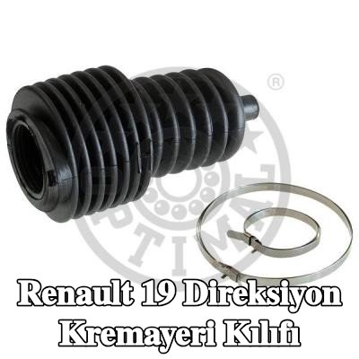 OPTIMAL Kelepçeli direksiyon kremayeri kılıfı — Renault 19