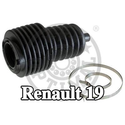 OPTIMAL غطاء أنبوب التوجيه مع المشابك — Renault 19