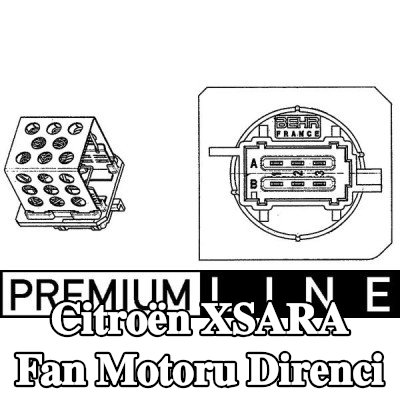MAHLE Fan motoru direnci — Citroën Xsara