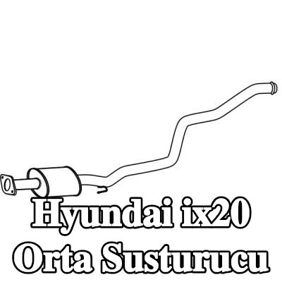 VEGAZ Orta susturucu — Hyundai ix20