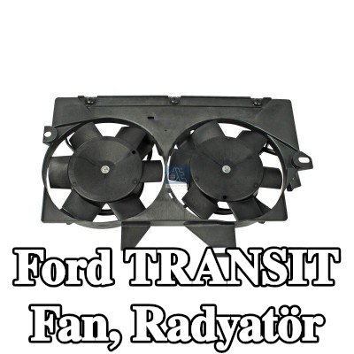 DT Spare Parts Fan, radyatör 170mm — 1997 Ford Transit