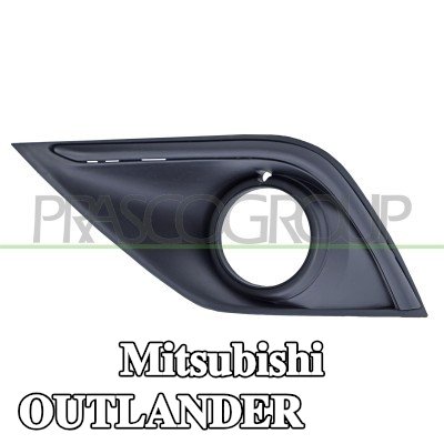 PRASCO شبكة المصد الأيسر الأمامي, مع فتحة (فتحات) لمصابيح الضباب — 2012 Mitsubishi Outlander