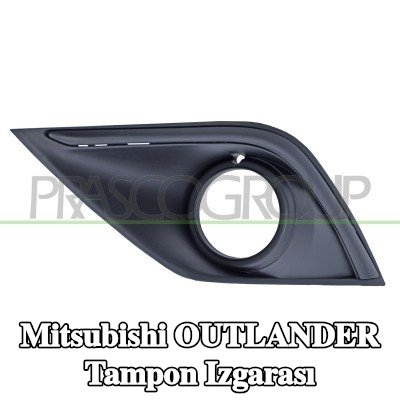 PRASCO Tampon ızgarası Sol Ön, sis farları için delikli — 2012 Mitsubishi Outlander