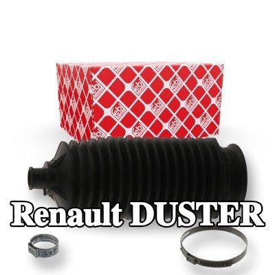 FEBI BILSTEIN طقم غطاء حامل التوجيه المحور الأمامي الأيسر, مع مشابك — 2012 Renault Duster